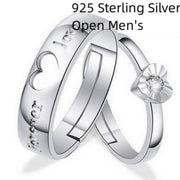 S925 Silver Couple Ring Eternal Love – Gifts for Couples — 7
