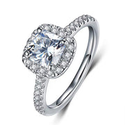One Carat Six-claw Diamond Ring Zircon Accessories – Stylish Gifts — 6