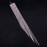 Fashion Multi-row Diamond Shiny Big Tassel Bracelet – Stylish Gifts — 4
