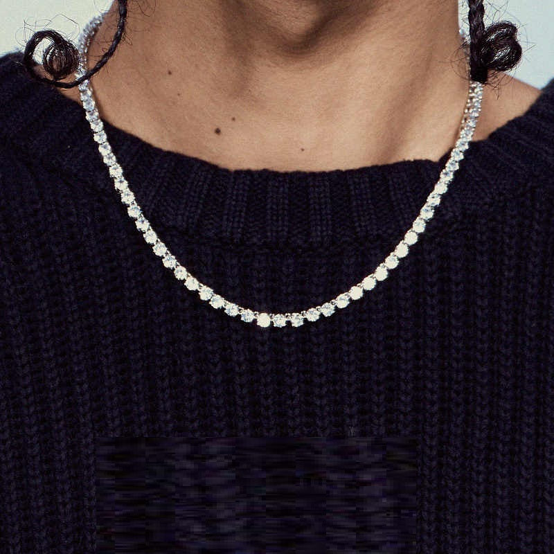 Basic Style All-match Tennis Necklace For Men – Jewelry Gift Ideas — 1