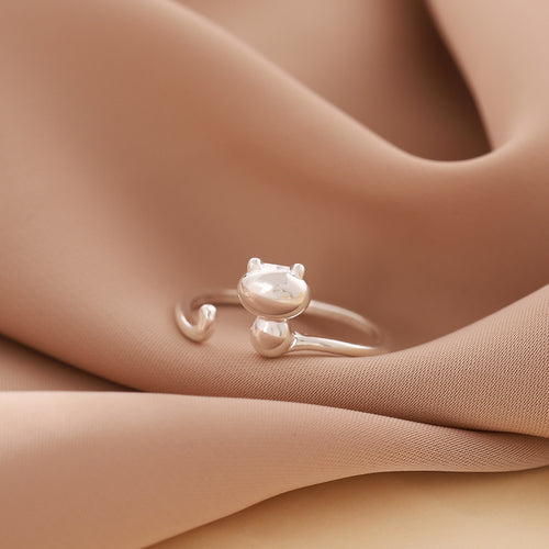 Cute Fashion Cat Simple Ring Female – Stylish Gifts — 1