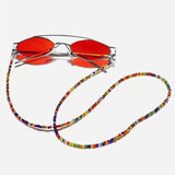 Women's Colorful Rice Beads Glasses Necklace Mask – Jewelry Gift Ideas — 5