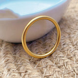Solid Closed Ins Style Ring Ornament – Stylish Gifts — 2