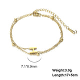 Cut Titanium Steel Double-layer Chain 26 Letters – Jewelry Gift Ideas — 16