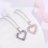 Women's Collarbone Chain Heart-shaped Peach Heart – Jewelry Gift Ideas — 1