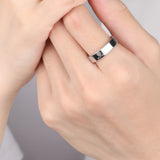 Four-leaved Grass Ring Tungsten Gold Couple – Gifts for Couples — 6