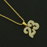 Men's Hip-hop 23 Digital Street Pendant Necklace – Jewelry Gift Ideas — 1