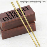 150MM Pure Copper Embossed Flat Hairpin – Birthday Gifts — 2