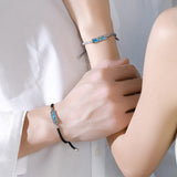 Sterling Silver Couple Style Copper Bracelet – Stylish Gifts — 5