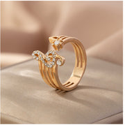 Women's Personalized Fashion Note Ring – Stylish Gifts — 3