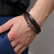 Fashion Personality Cross Multi-layer Metal Bracelet – Stylish Gifts — 1