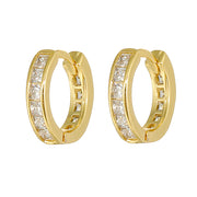 Fashion Copper Plating 18K Gold Earrings Ins Geometric – Stylish Gifts — 14
