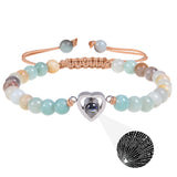 Beaded Woven Bracelet Heart-shaped – Jewelry Gift Ideas — 13