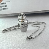 Nordic Fashion Memorial Geometric Pet Urn Pendant – Jewelry Gift Ideas — 1