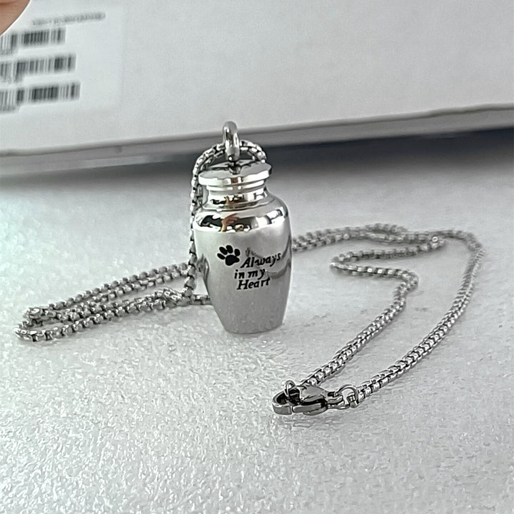 Nordic Fashion Memorial Geometric Pet Urn Pendant – Jewelry Gift Ideas — 1
