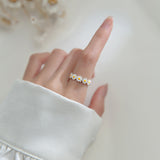 Ring Mori White Flower Epoxy Women's Jewelry – Jewelry Gift Ideas — 4