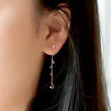 Star Earrings Sterling Silver Numbers – Meaningful Gifts — 1