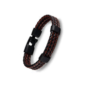 Leather Braided Bracelet Alloy Buckle – Jewelry Gift Ideas — 5