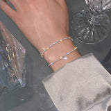 Sparkling Zircon Bracelet 2-piece Set – Jewelry Gift Ideas — 3