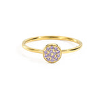 Women's Stainless Steel Inlaid Rhinestone Ring – Gifts for Her — 16