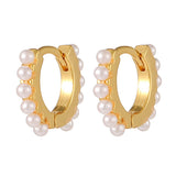 Fashion Copper Plating 18K Gold Earrings Ins Geometric – Stylish Gifts — 11