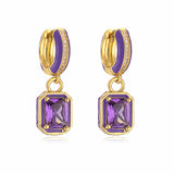 Sweet Colorful Drop Oil Copper Inlaid Color Diamond – Practical Gifts — 4