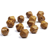 Natural Pattern Prismatic Pine Earrings Pine Beads – Small Gift Ideas — 2