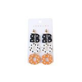 Halloween Polymer Clay Acrylic Paint Earrings – Surprise Gifts — 3