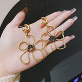 Retro Easy Matching Hollow Flower Earrings – Useful Gifts — 4