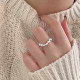 Round Beads Irregular Ring Simple INS Fashion Wave – Stylish Gifts — 10