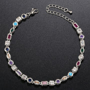 Colorful Crystals Bracelet Necklace For Women – Jewelry Gift Ideas — 13