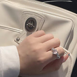Small Design Feeling Opal Love Ring – Gifts for Couples — 4
