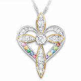 Fashion Love Heart Shaped Cross Pendant – Jewelry Gift Ideas — 10