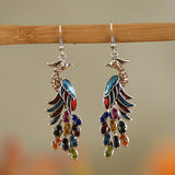 European And American Texture Peacock Earrings – Holiday Gift Ideas — 1