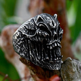 Stainless Steel Skull Ring Wholesale Punk – Birthday Gifts — 2