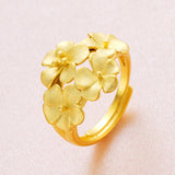 Vietnam Placer Gold Lady's Flower Accessories – Jewelry Gift Ideas — 15