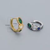 Whole Body Silver Emerald Eardrops Earrings Fashion – Stylish Gifts — 5