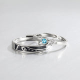 S925 Sterling Silver Dream Planet Couple Ring – Gifts for Couples — 1