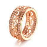 Natural Zircon Ring Female Double Row Micro Wax Inlaid – Gifts for Her — 6