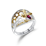 Designer Natural Wind Opening Adjustable Ring – Surprise Gifts — 3