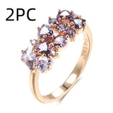 Fashion Simple Geometric Square Zircon Ring – Stylish Gifts — 2