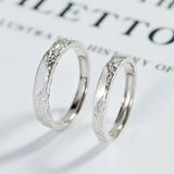 S999 Pure Silver Glacier Couples Openings Couple Rings – Stylish Gifts — 9