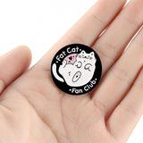 Personalized Cute Little White Cat Paint Brooch – Jewelry Gift Ideas — 2