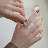 Fashion Micro-inlaid Zircon Ring Women – Stylish Gifts — 7