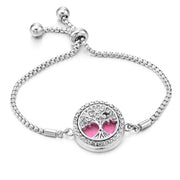 Color Rhinester Tree Of Life Bracelet Stainless – Jewelry Gift Ideas — 10