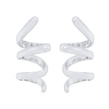 Alloy Spiral Personalized Earrings Simple Design – Holiday Gift Ideas — 4