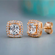 Brass Zircon Stud Earrings Crystal Rhinestone – Jewelry Gift Ideas — 7