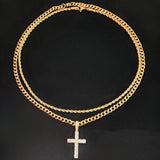 Fashion Hip Hop Double Layer Cross Necklace – Jewelry Gift Ideas — 5