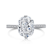 High Carbon Diamond Square Diamond S925 Ring – Gift Ideas — 10