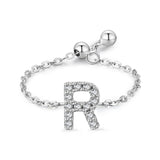 Letter Chain Ring Female Fashion Niche Design Love – Stylish Gifts — 16